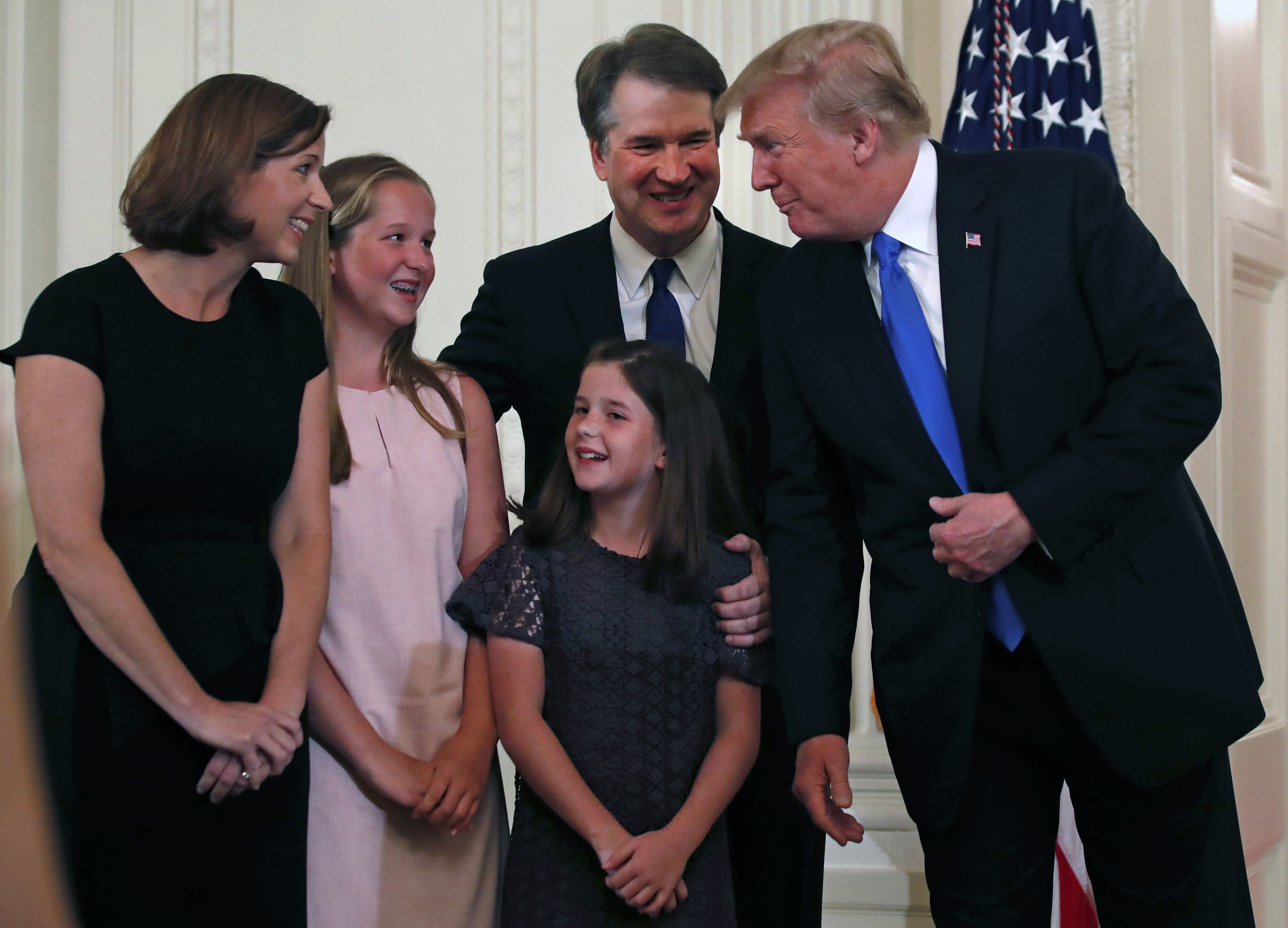 Donald Trump e Brett Kavanaugh (Corte Suprema) 