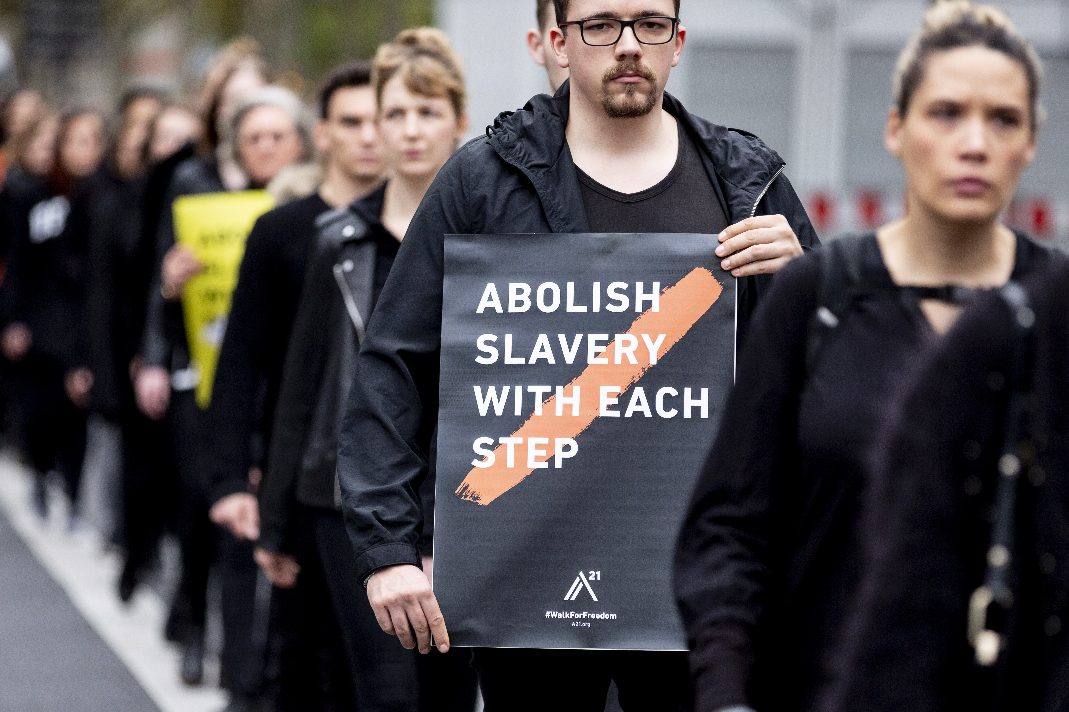 19 October 2019, Berlin: Participants of the worldwide 