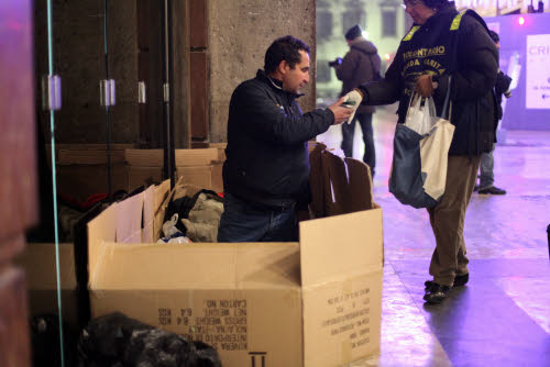 Senza tetto a Milano