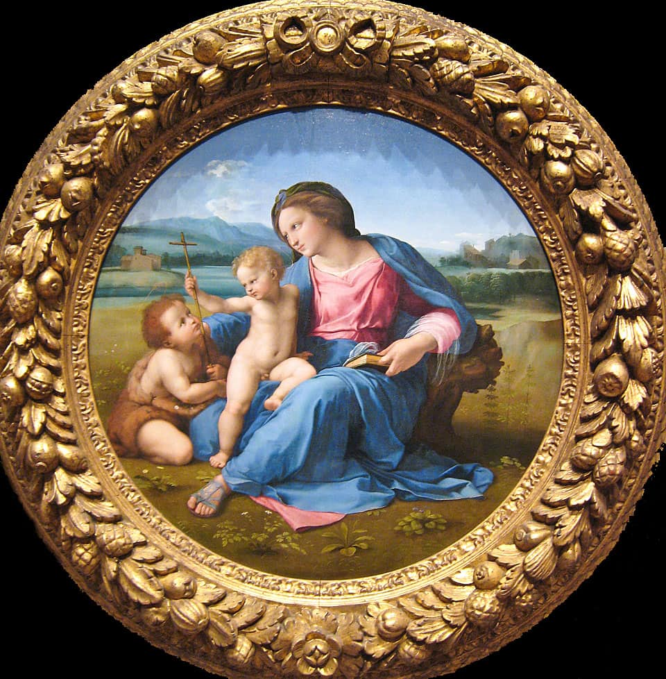 Raffaello. La Madonna D'Alba. Washington.