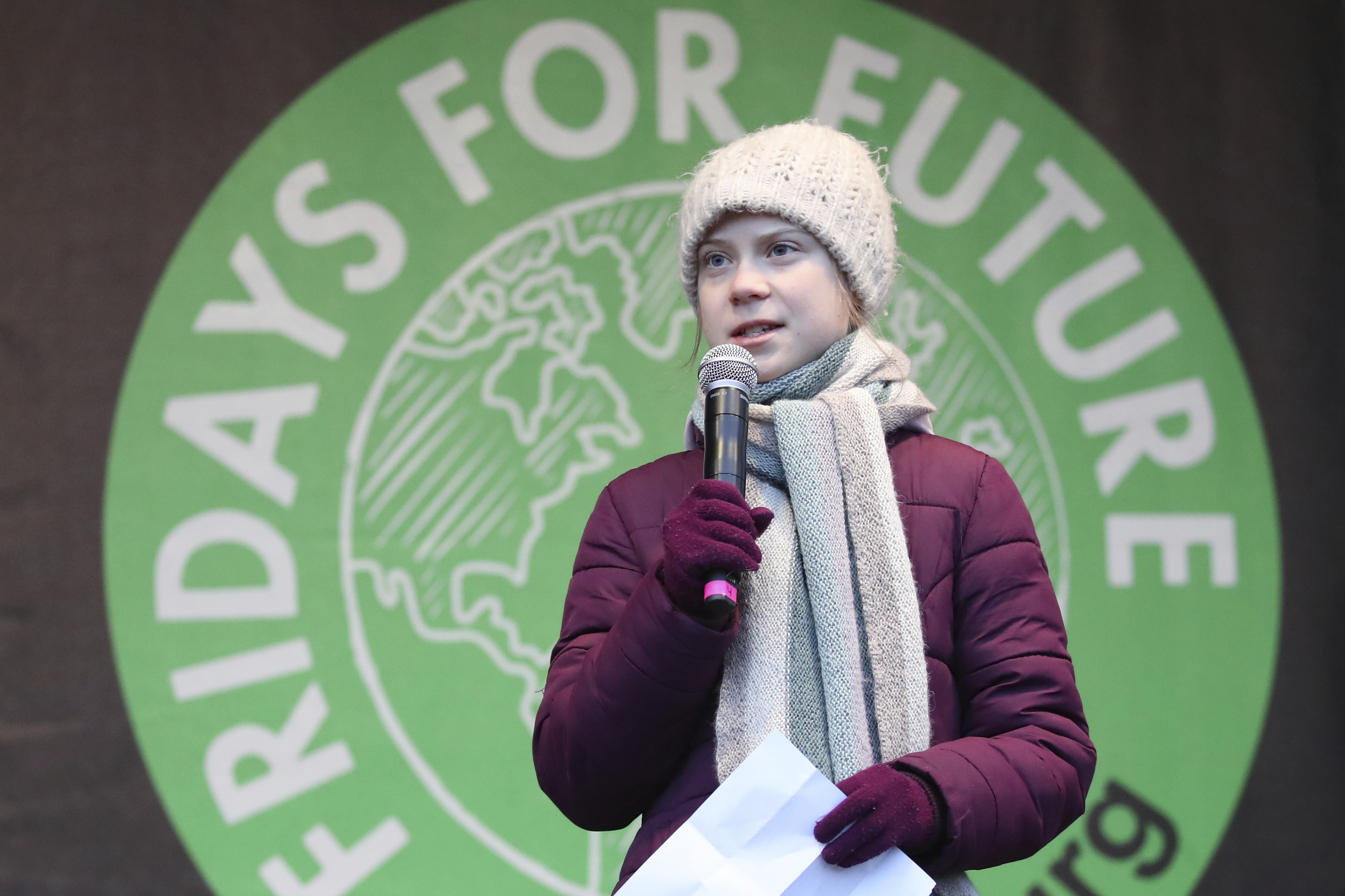 Greta Thunberg (Christian Charisius/dpa via AP)