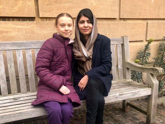 Greta Thunberg e Malala Yousafzai