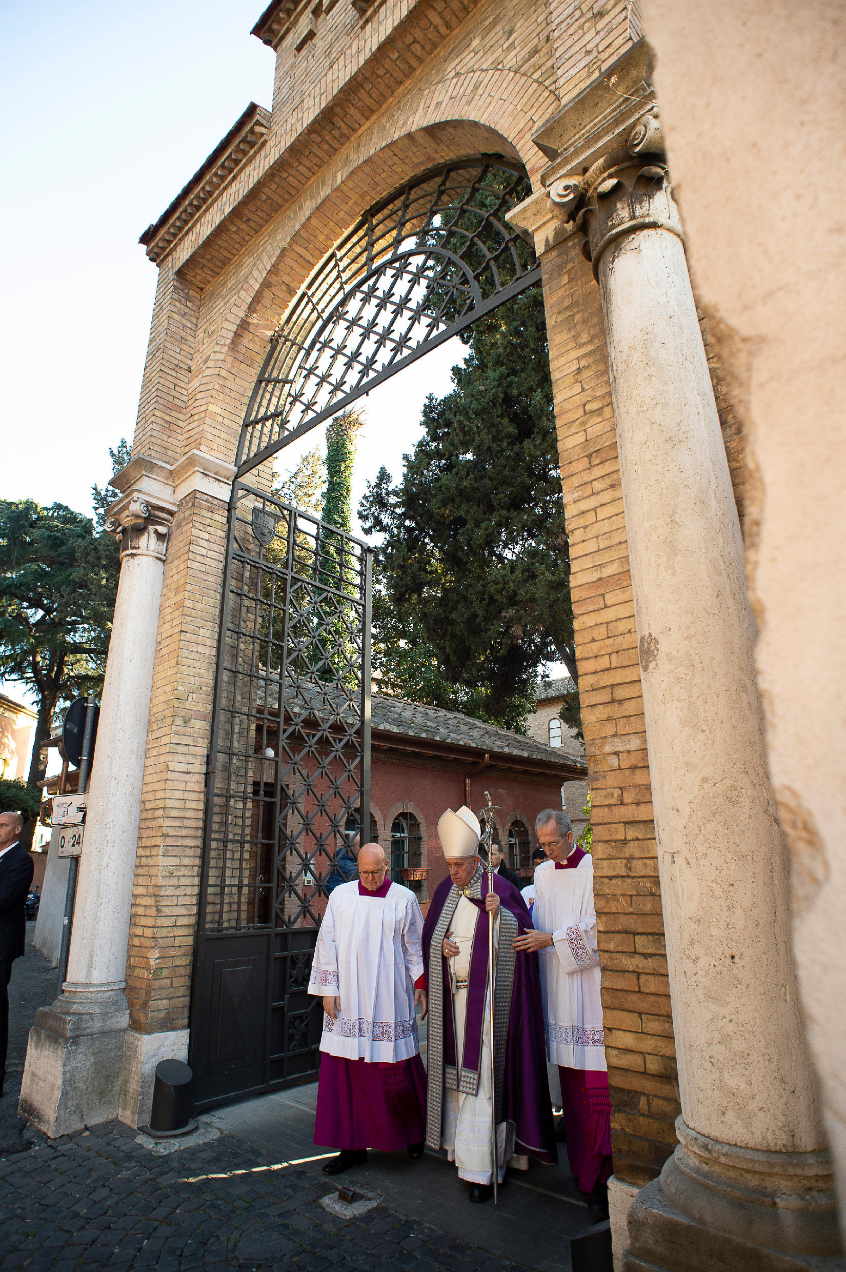 Papa Francesco alla Messa delle Ceneri (Foto Vatican Media/LaPresse27-02-2020)