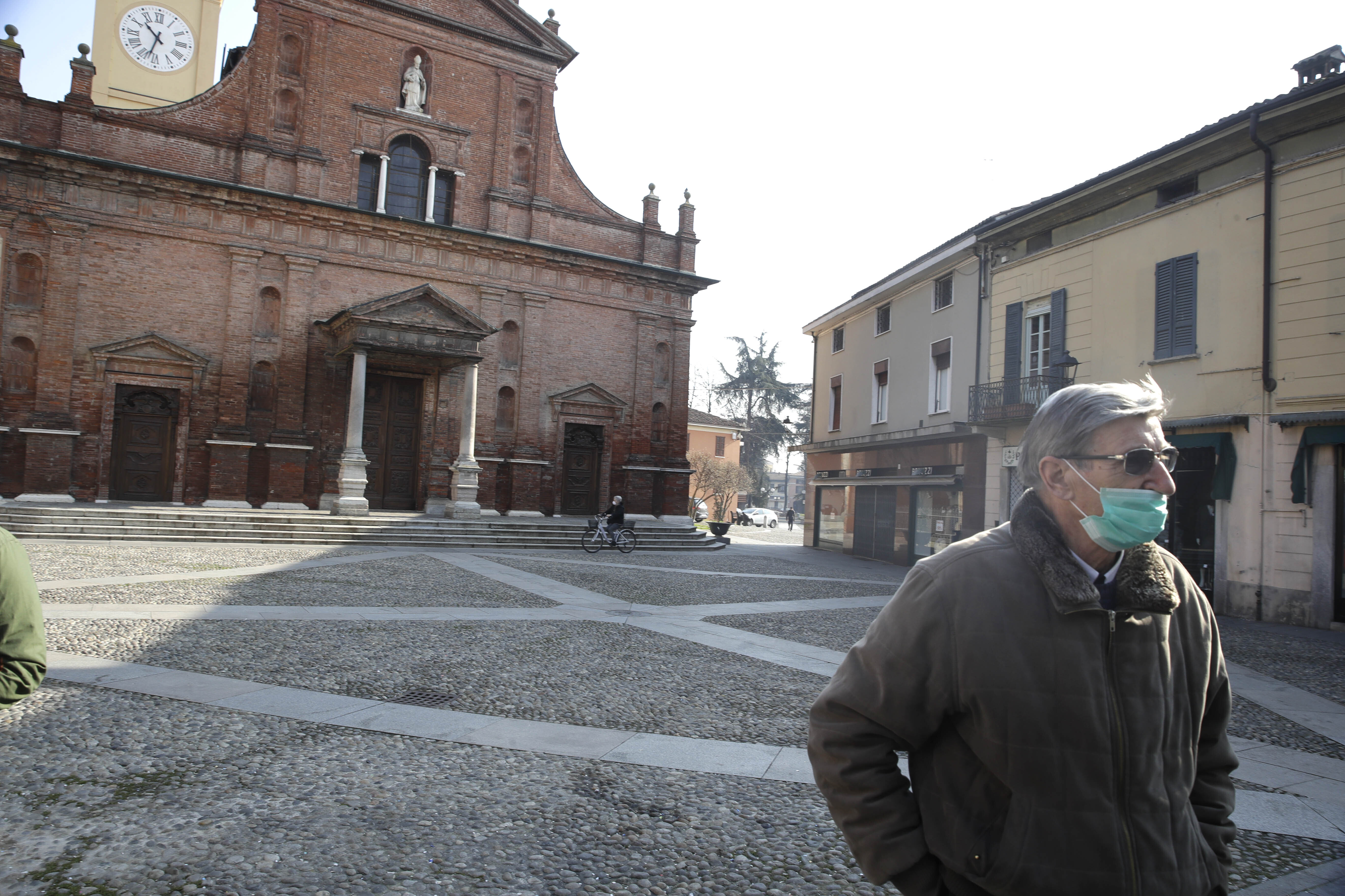 La chiesa di San Biagio a Codogno - Italia (AP Photo/Luca Bruno)