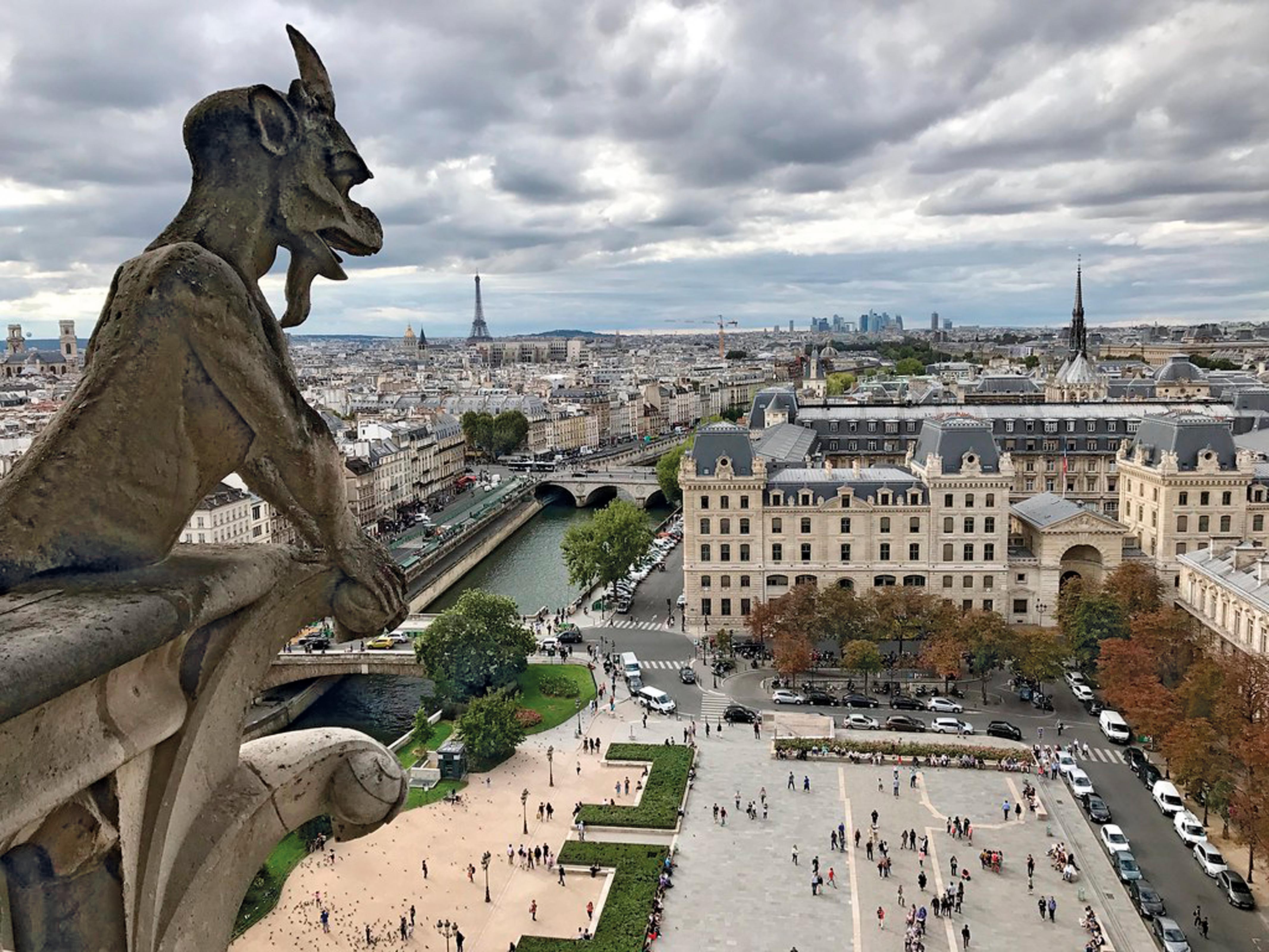 Scorcio dei tetti di Parigi