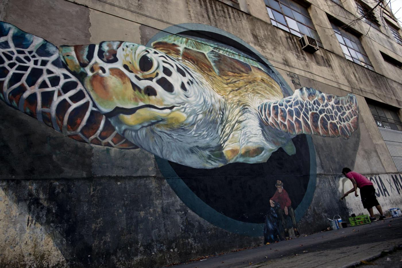 Murales dell'artista Martin Ron a Buenos Aires