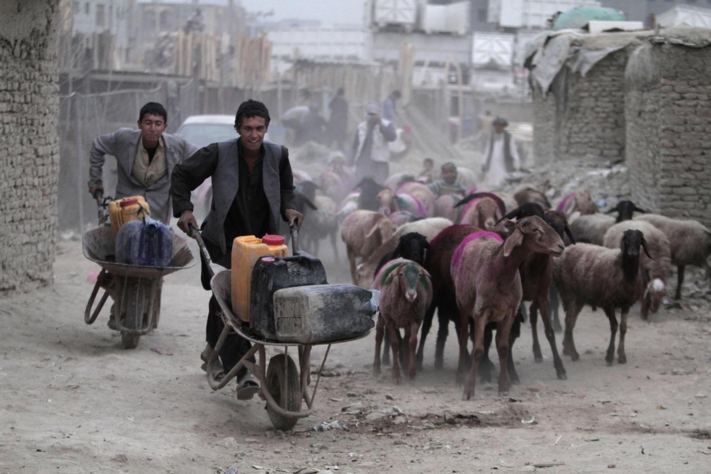 Momenti di vita quotidiana in Afghanistan