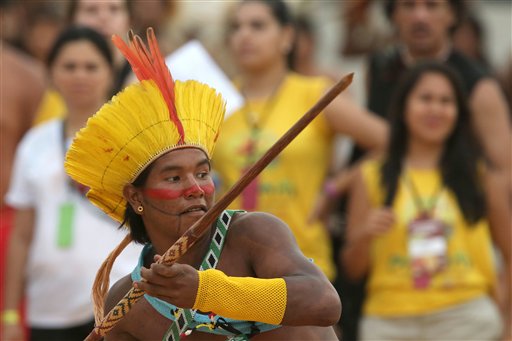 Giochi indigeni in Brasile