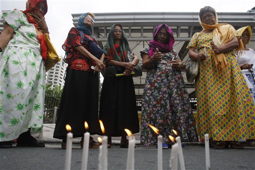 Manifestazione delle comfort women