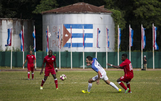 Prima partita di calcio tra Cuba e Usa