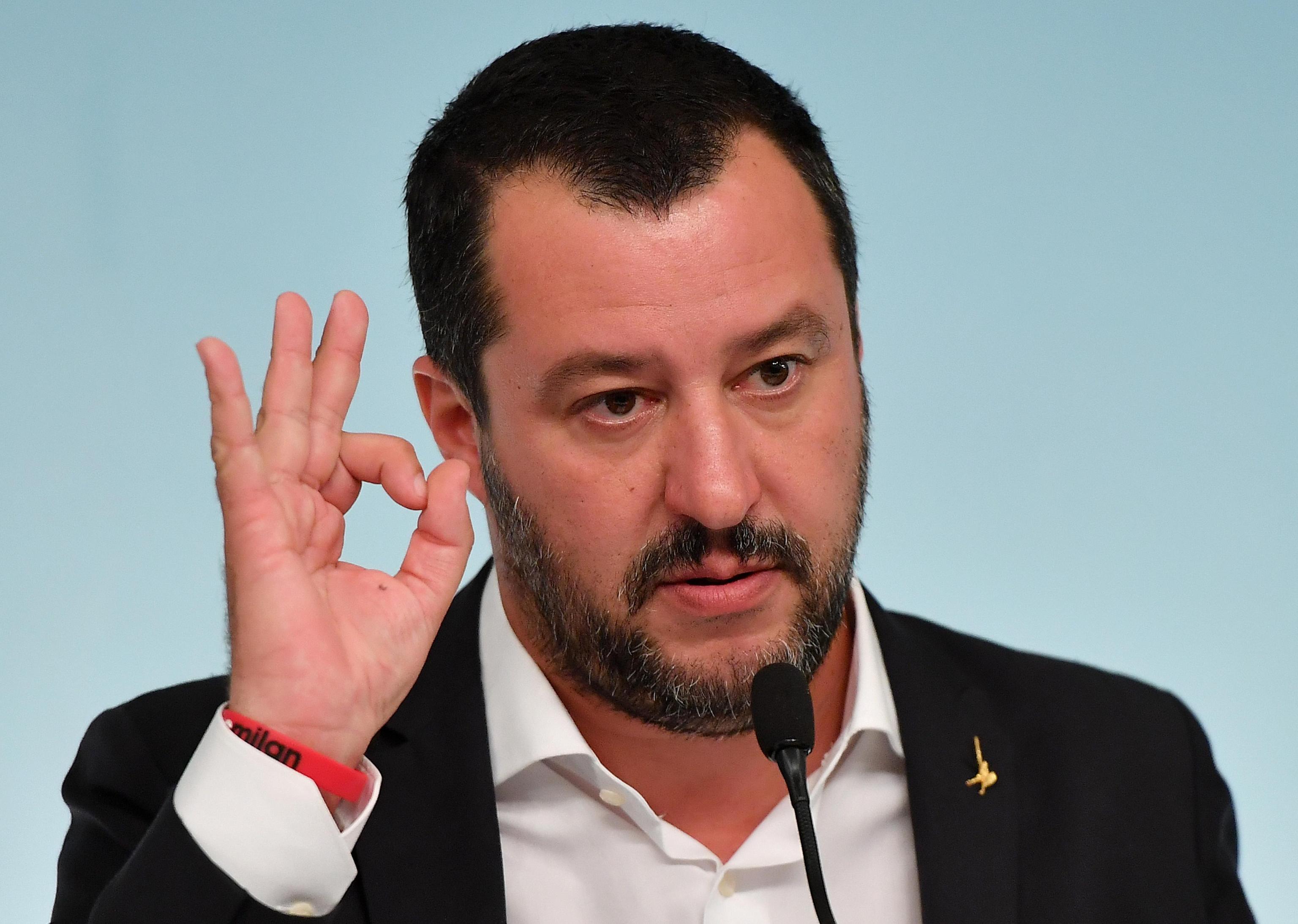 Matteo Salvini, ANSA/ETTORE FERRARI