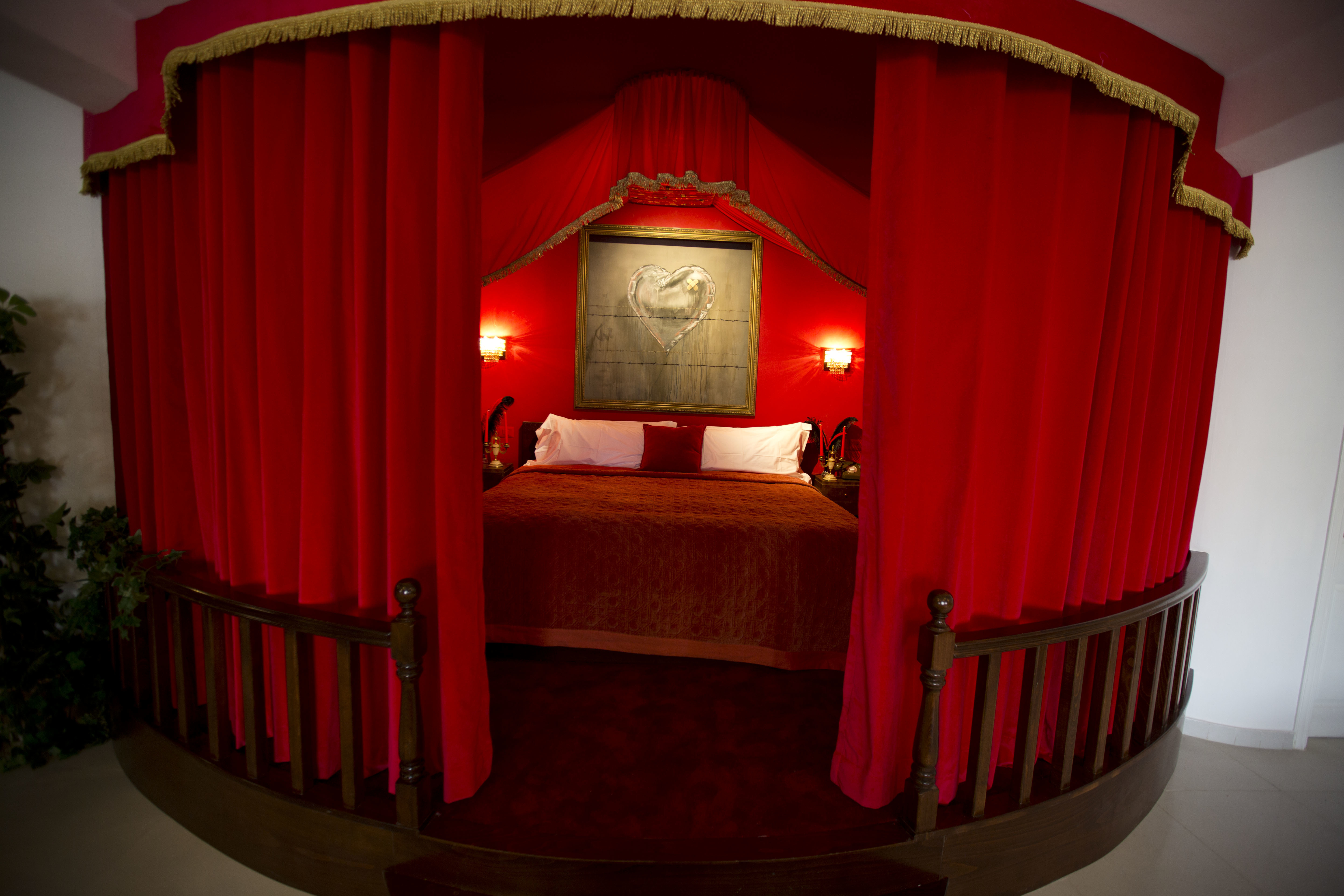 The presidential suite of the The Walled Off Hotel