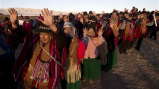 Gli indigeni aymara salutano l’anno 5524