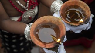 Celebrazioni del Festival di Krishna Janmashtami in Nepal