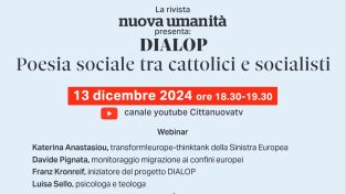 Dalla rivista Nuova Umanità un webinar per gli abbonati su Dialop